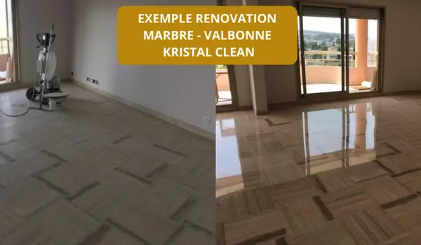 renovation sol marbre valbonne